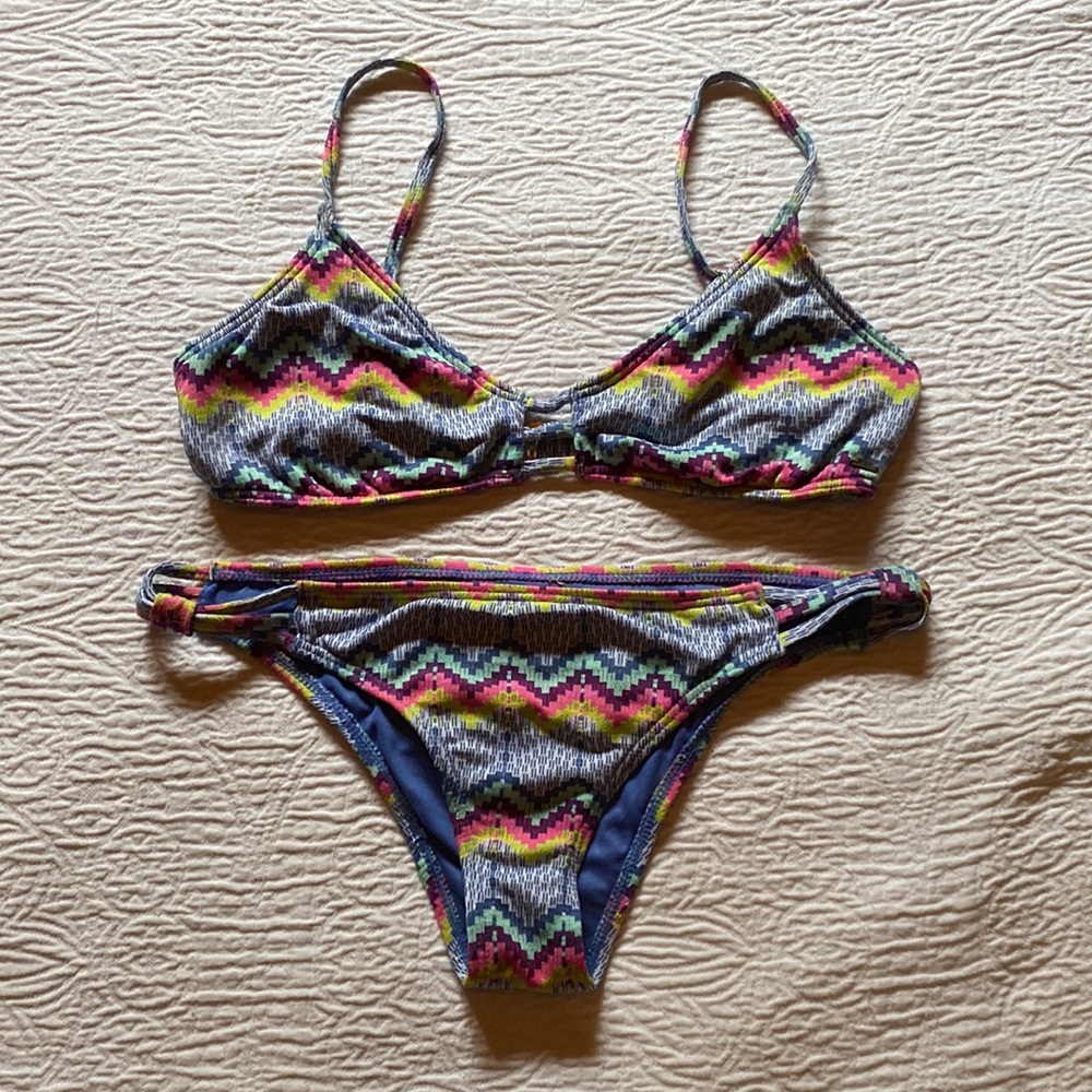 S Roxy tribal indie bikini swimsuit